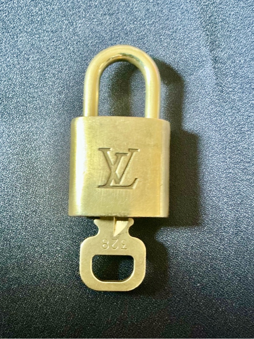 Louis Vuitton Gold-tone Padlock Key Holder